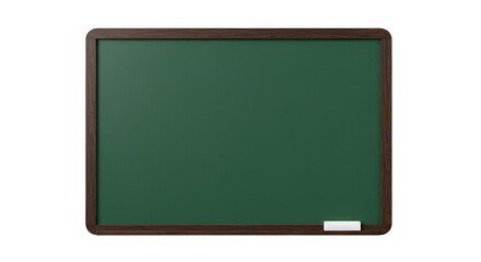 Empty green board with wooden frame,science, business, retro, wooden, wood isolated on white background. For copy space or text