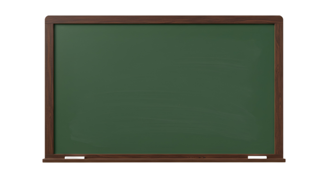 Empty green board with wooden frame,science, business, retro, wooden, wood isolated on white background. For copy space or text - Powered by Adobe