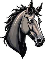 Horse head logo
