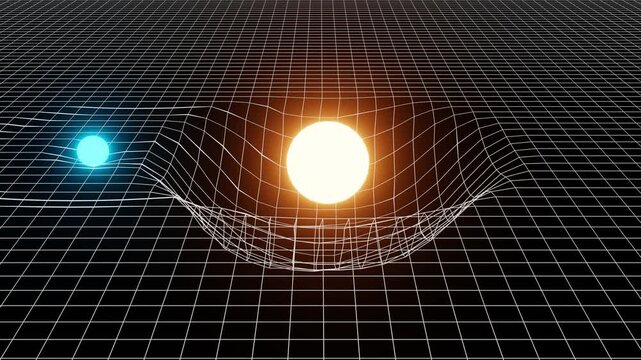 Spacetime Curvature: 3D Representation of Solar System Gravity Waves