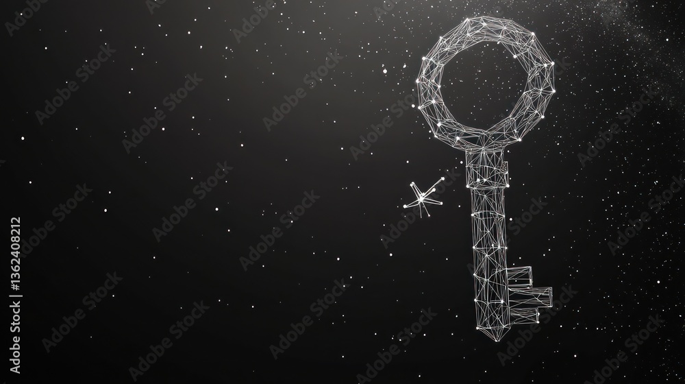 Poster abstract key in space