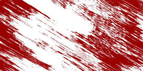 Straight red ink vector lines pack. Bloody color long and round hand-drawn brushstroke text highlights, frames, circles. Asian calligraphy brushstroke set.