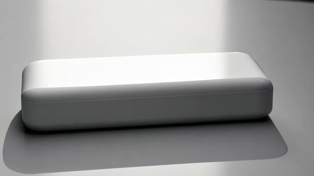 White Rectangular Case Mockup: Minimalist Product Presentation