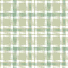 Iridescent Beige and Warm White Seamless Tartan Textile Design