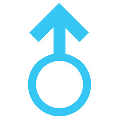 Male genital mark icon vector design