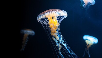 jelly fish in the aquarium
