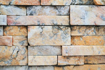 outdoor wall tiles, natural stone wall background, facade tiles.