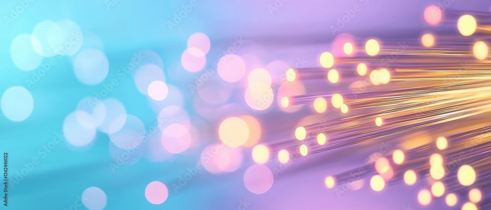 Poster colorful abstract background with blurred lights and streaks, creating a vibrant and dynamic feel.