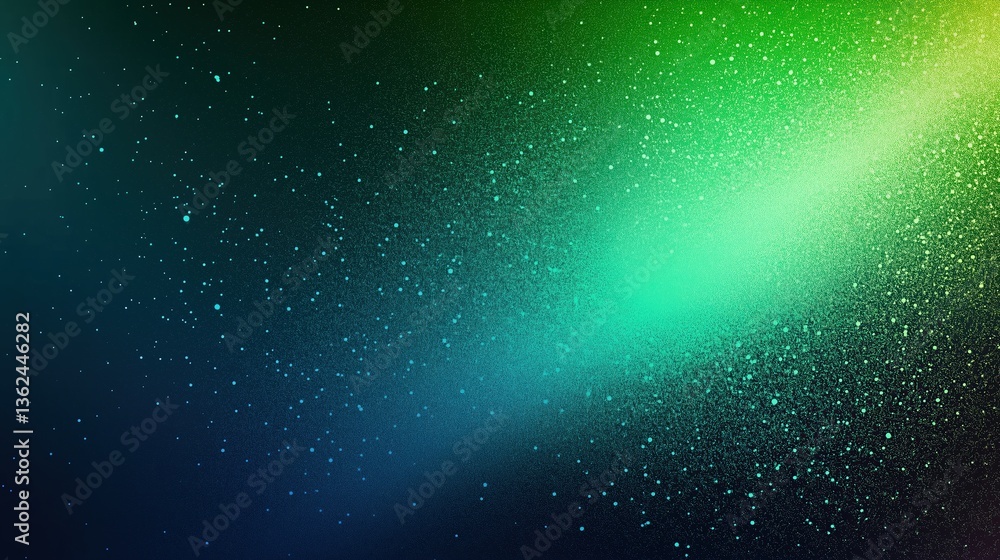 Aufkleber Abstract dark blue, blue, and emerald green gradient background with grainy textured overlay for digital design, creative art projects, branding material, website visuals, poster layouts, brochure cov