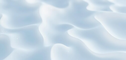 Obraz premium Subtle, pearly white undulations, reminiscent of sea foam, simple, smooth