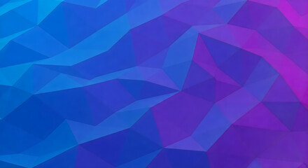 Obraz premium Low Poly Abstract Background: Polygonal Mesh with Blue to Pink Gradient - Modern Geometric Design, Futuristic Texture, Digital Art Style