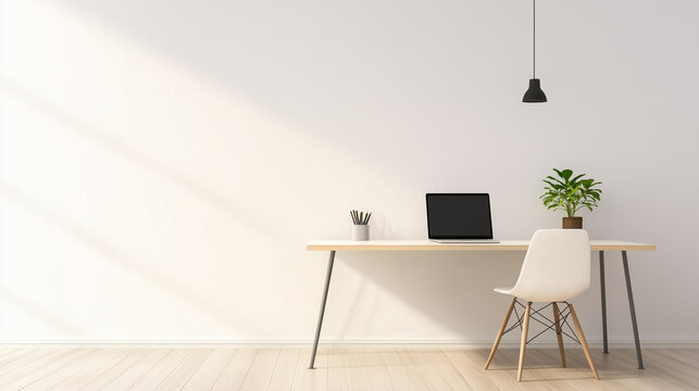 modern living room with white furniture - Powered by Adobe