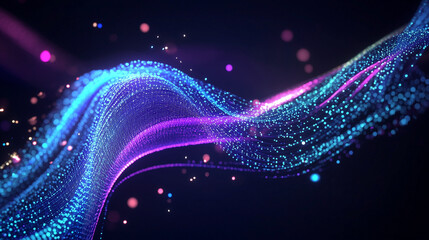 Obraz premium abstract blue background with waves