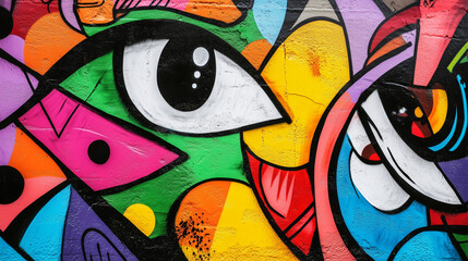 Obraz premium graffiti on the wall