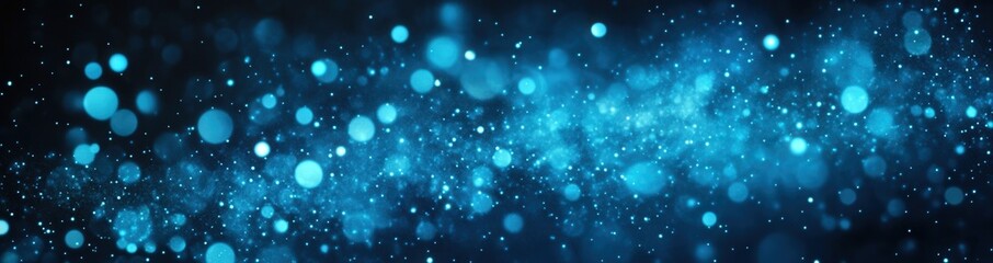 Abstract blue bokeh background.  Perfect for design projects needing a dreamy, ethereal feel.