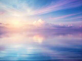 Fototapeta premium Soft blue lavender hues flow serenely, creating a vintage-style abstract background of calm.