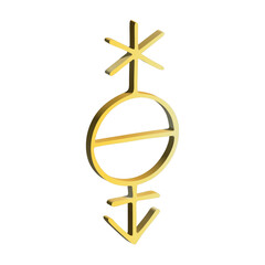 3d pangender poligender gender identity icon Symbol used to represent sex and gender