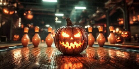 Set in an atmospheric dimly lit space for a thrilling experience. 