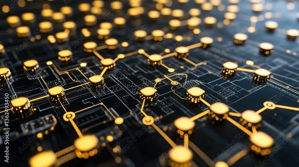 Poster golden network: a visual representation of interconnected systems