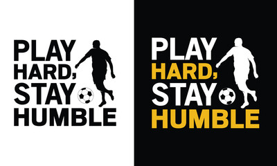 Football Tshirt Design, Soccer Sports Typography. Use for Shirt, mugs, stickers, cards, etc.