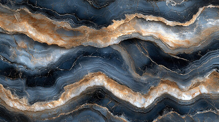 Fototapeta premium royal black and silver marble