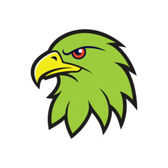 Fototapeta premium bold outlined bald eagle head.eps