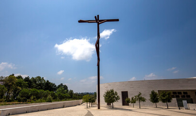 exteriors of basilica sanctuary of Fatima, Portugal