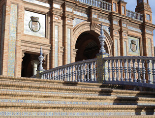 plaza de espana in seville spain