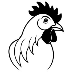 head of rooster