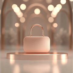Product Photography Blank Opulent View Podium Handbags