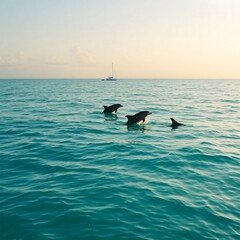 Naklejka premium Blue water Sea image