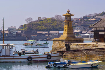 広島県福山市、鞆の浦の風景
