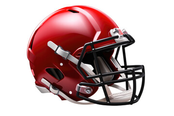 Fototapeta premium American Football Helmet on transparent background