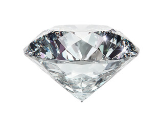 Isolated Sparkling Diamond