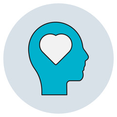 Mental icon, Strengthening Mental Resilience, Unlocking the Power of the Mind, vector