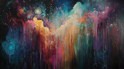 Obraz premium Enlightenment emerges through abstract exploration