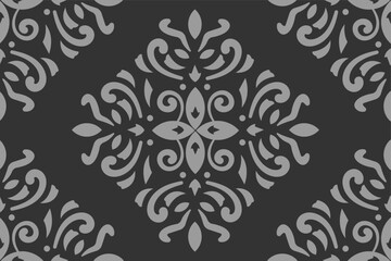damask seamless pattern for wallpaper, packaging, textile, victorian vintage pattern