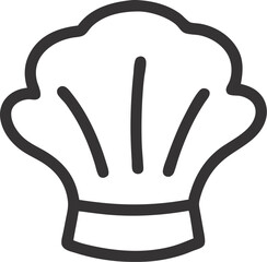 Obraz premium chef hat vector icon