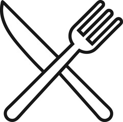 illustration of a fork and knife