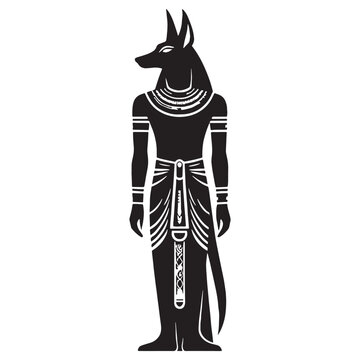 recommend clip art: Mysterious Anubis silhouette, guardian of the underworld - Anubis illustration - Anubis vector - Egyptian god silhouette - Egyptian silhouette
                    
                    