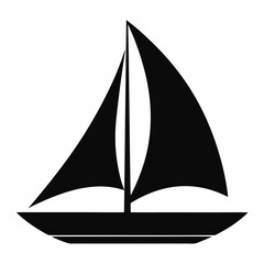 silhouette of a sailing ship