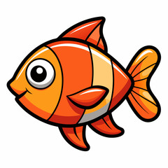 vector illustration of a fish