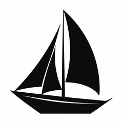 ship on white background