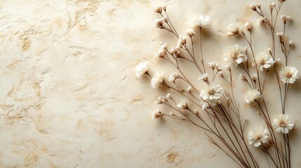 Minimalist eco-friendly background with soft colors for design projects.
