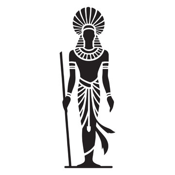 recommend clip art: Ancient Osiris silhouette, a symbol of immortality - Osiris illustration - Osiris vector - Egyptian god silhouette - Egyptian silhouette
                    
                    