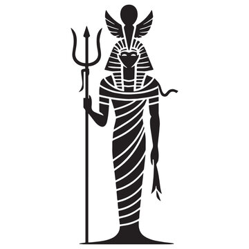 recommend clip art: Revered Osiris silhouette, worshipped across generations - Osiris illustration - Osiris vector - Egyptian god silhouette - Egyptian silhouette
                    
                    