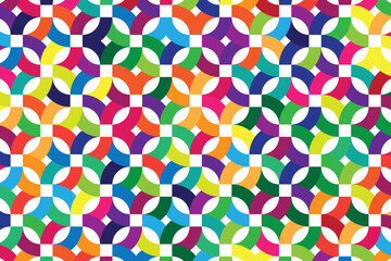 Multicolored pattern creative background