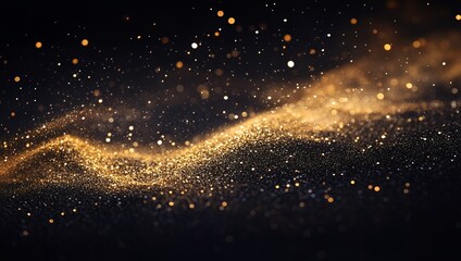 Sparkling Gold Glitter Texture Background Image for Design Projects Elegant Shimmering Luxury