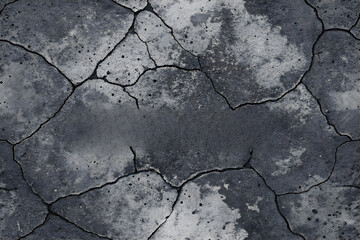 Fototapeta premium Dark Grunge Concrete Texture with Rough and Weathered Surface