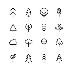 Tree Icons Vector